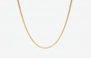 Oliver Cabell 2mm Cuban Ketting Heren Goud | Nederland-910857